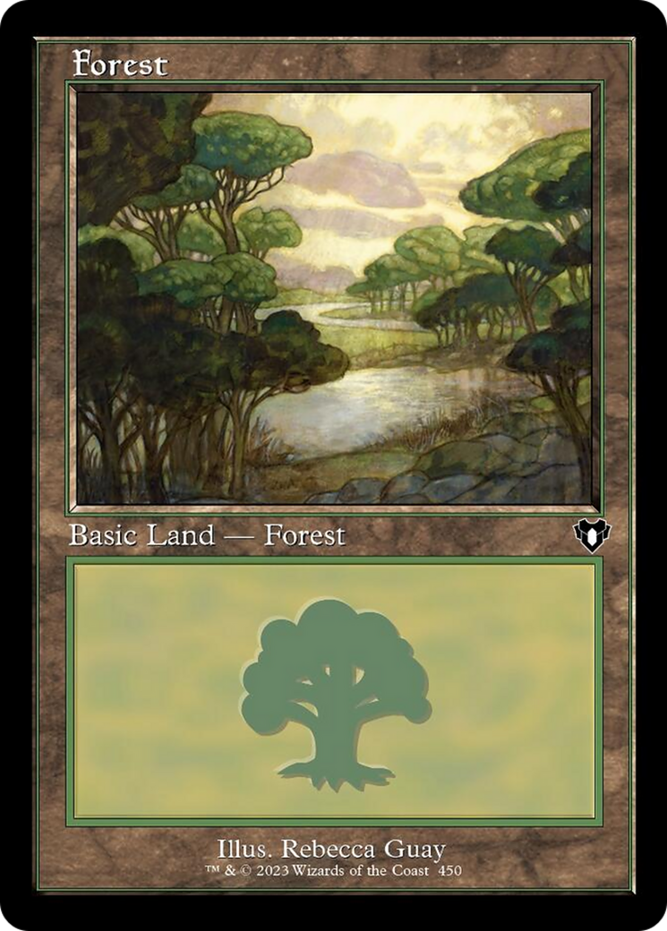 Forest (450) (Retro) [Commander Masters] | Play N Trade Winnipeg