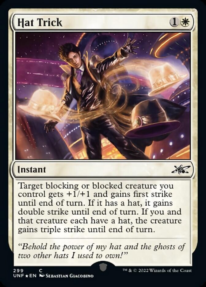 Hat Trick (Galaxy Foil) [Unfinity] | Play N Trade Winnipeg