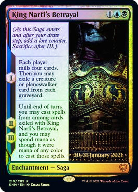 King Narfi's Betrayal [Kaldheim Prerelease Promos] | Play N Trade Winnipeg