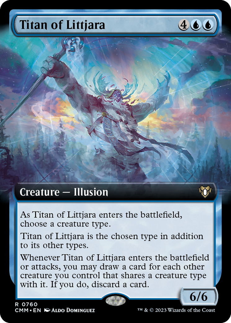Titan of Littjara (Extended Art) [Commander Masters] | Play N Trade Winnipeg