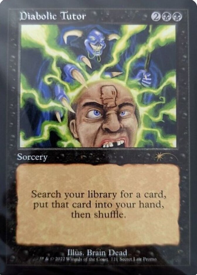 Diabolic Tutor (Retro) [Secret Lair Drop Promos] | Play N Trade Winnipeg