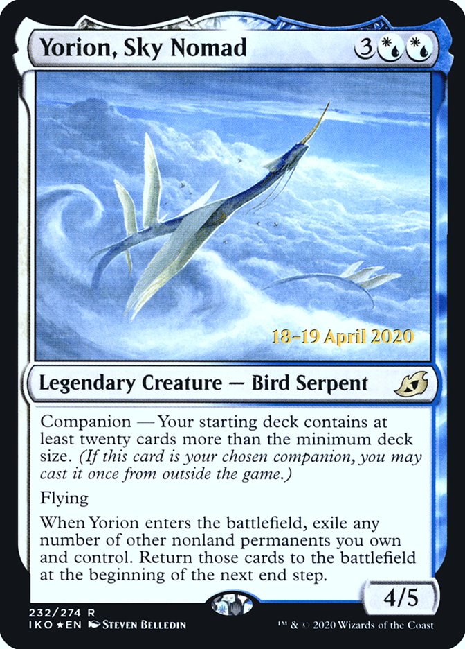 Yorion, Sky Nomad  [Ikoria: Lair of Behemoths Prerelease Promos] | Play N Trade Winnipeg