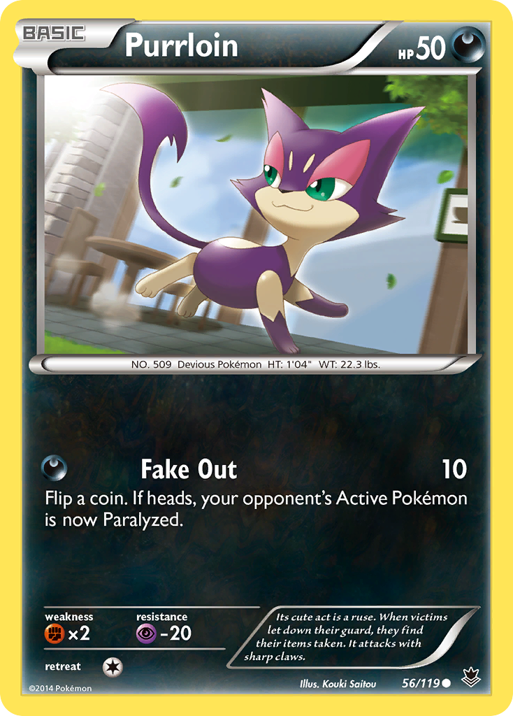 Purrloin (56/119) [XY: Phantom Forces] | Play N Trade Winnipeg