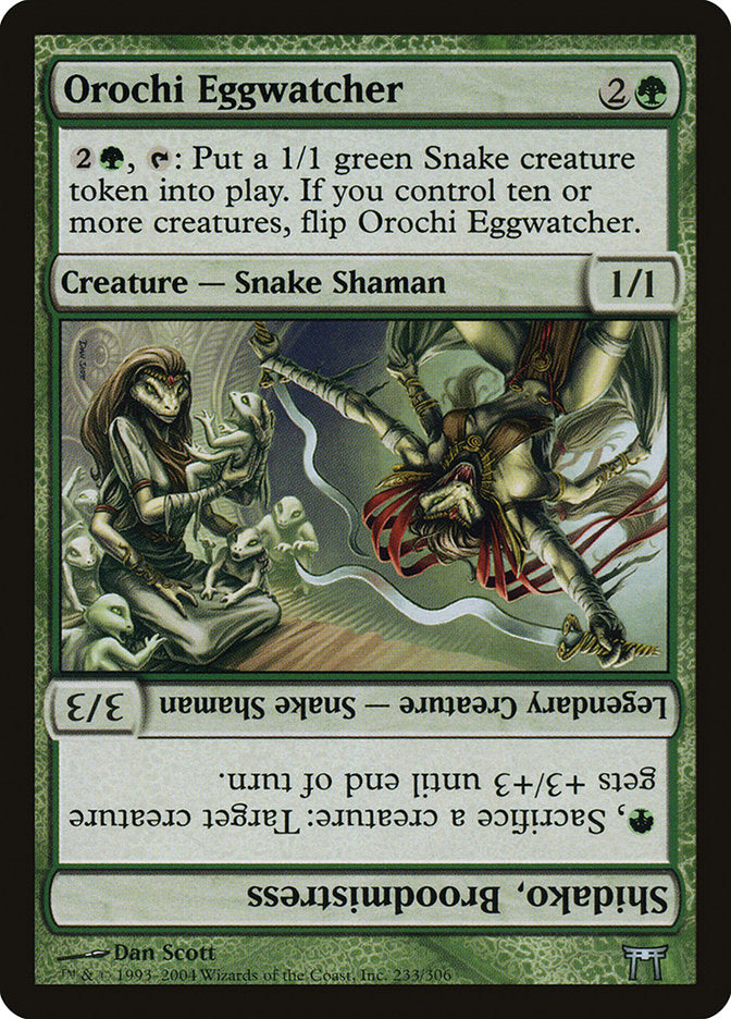 Orochi Eggwatcher // Shidako, Broodmistress [Champions of Kamigawa] | Play N Trade Winnipeg