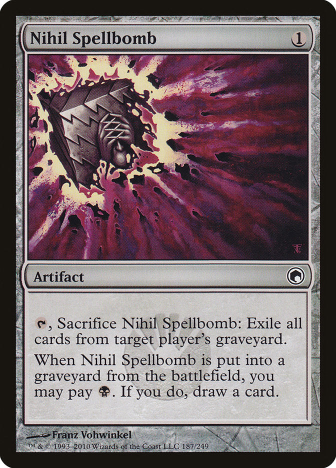 Nihil Spellbomb [Scars of Mirrodin] | Play N Trade Winnipeg