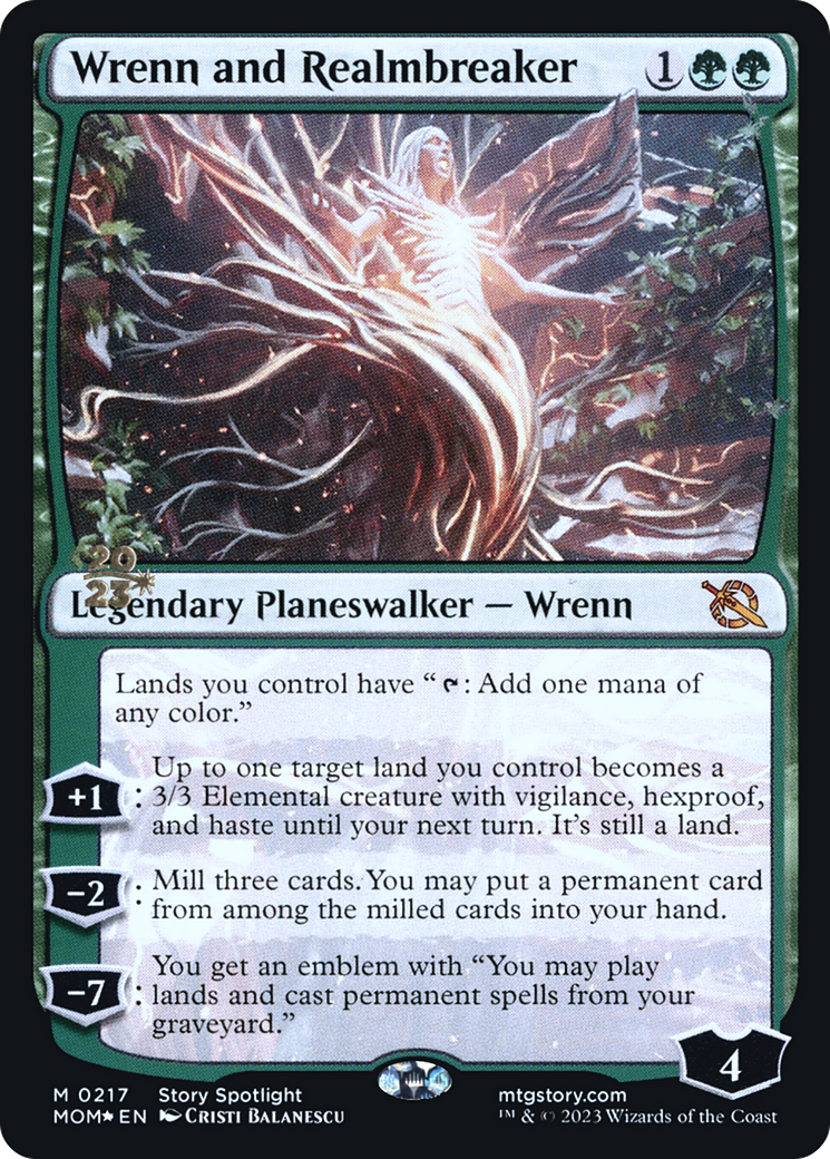 Wrenn and Realmbreaker [March of the Machine Prerelease Promos] | Play N Trade Winnipeg