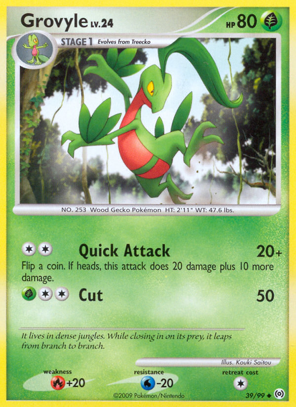 Grovyle (39/99) [Platinum: Arceus] | Play N Trade Winnipeg