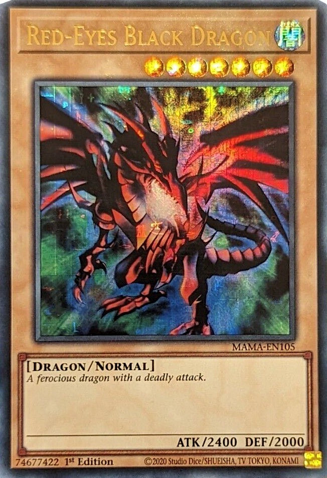 Red-Eyes Black Dragon [MAMA-EN105] Ultra Pharaoh's Rare | Play N Trade Winnipeg