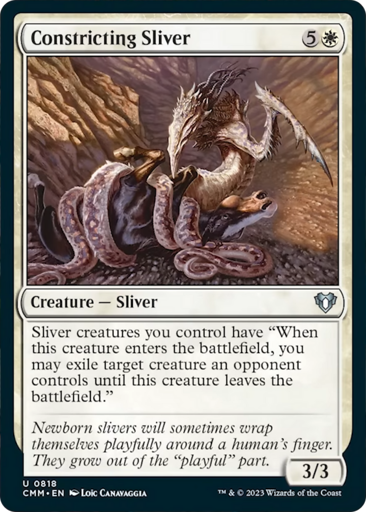 Constricting Sliver [Commander Masters] | Play N Trade Winnipeg