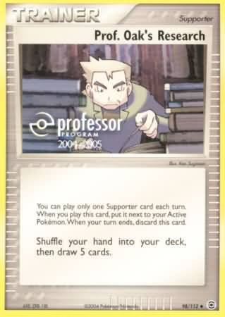 Prof Oaks Research (98/112) (2004 2005) [Professor Program Promos] | Play N Trade Winnipeg