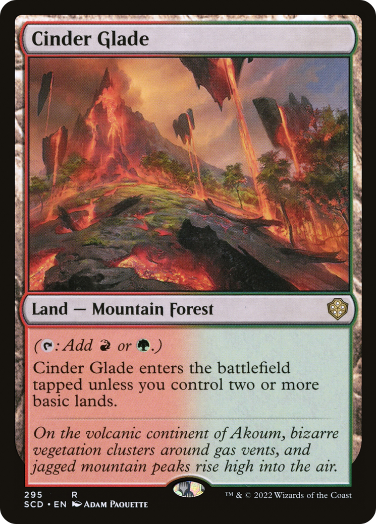 Cinder Glade [Starter Commander Decks] | Play N Trade Winnipeg