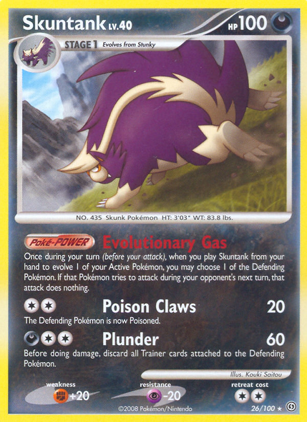 Skuntank (26/100) [Diamond & Pearl: Stormfront] | Play N Trade Winnipeg