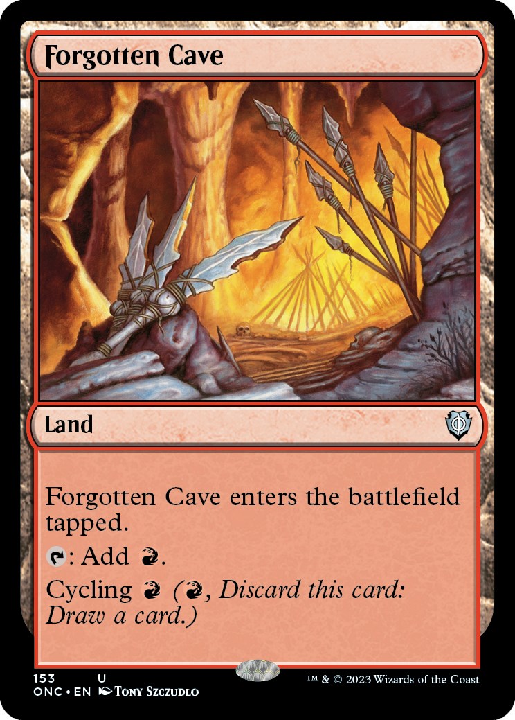 Forgotten Cave [Phyrexia: All Will Be One Commander] | Play N Trade Winnipeg