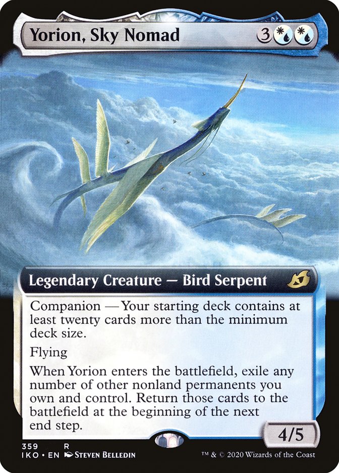 Yorion, Sky Nomad (Extended Art) [Ikoria: Lair of Behemoths] | Play N Trade Winnipeg