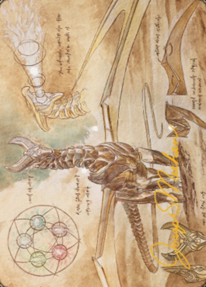 Ramos, Dragon Engine Art Card (Gold-Stamped Signature) [The Brothers' War Art Series] | Play N Trade Winnipeg