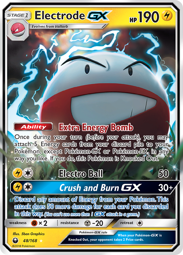 Electrode GX (48/168) [Sun & Moon: Celestial Storm] | Play N Trade Winnipeg