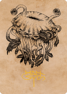 Gluntch, the Bestower Art Card (Gold-Stamped Signature) [Commander Legends: Battle for Baldur's Gate Art Series] | Play N Trade Winnipeg