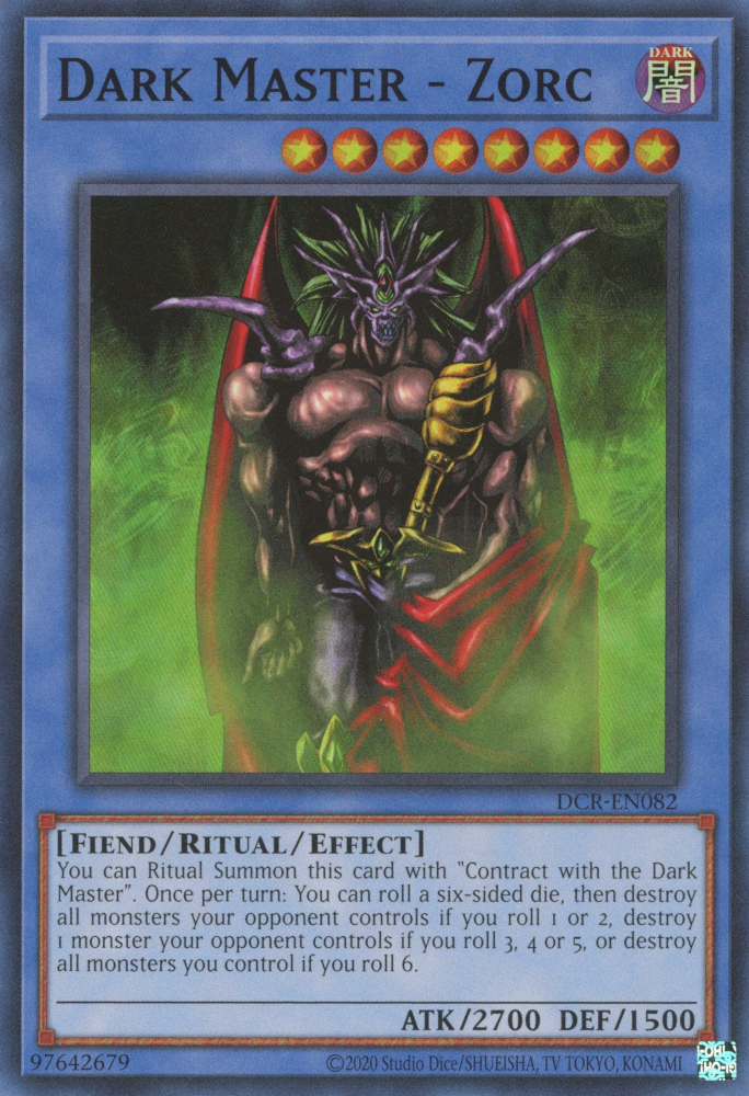 Dark Master - Zorc [DCR-EN082] Super Rare | Play N Trade Winnipeg
