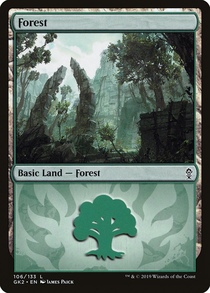 Forest (106) [Ravnica Allegiance Guild Kit] | Play N Trade Winnipeg