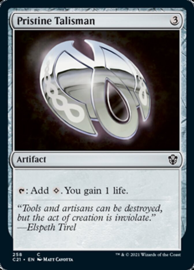 Pristine Talisman [Commander 2021] | Play N Trade Winnipeg