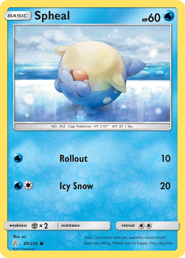 Spheal (49/236) [Sun & Moon: Cosmic Eclipse] | Play N Trade Winnipeg