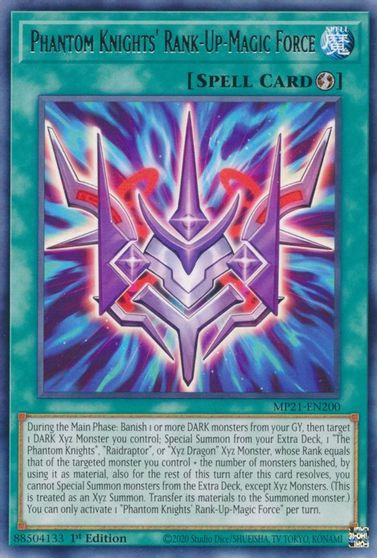 Phantom Knights' Rank-Up-Magic Force [MP21-EN200] Rare | Play N Trade Winnipeg