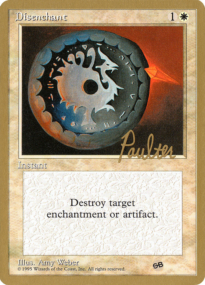 Disenchant (Preston Poulter) (SB) [Pro Tour Collector Set] | Play N Trade Winnipeg