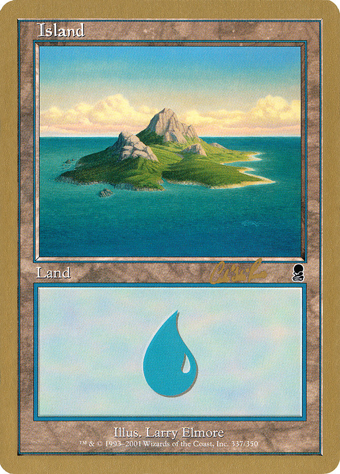 Island (cr337a) (Carlos Romao) [World Championship Decks 2002] | Play N Trade Winnipeg