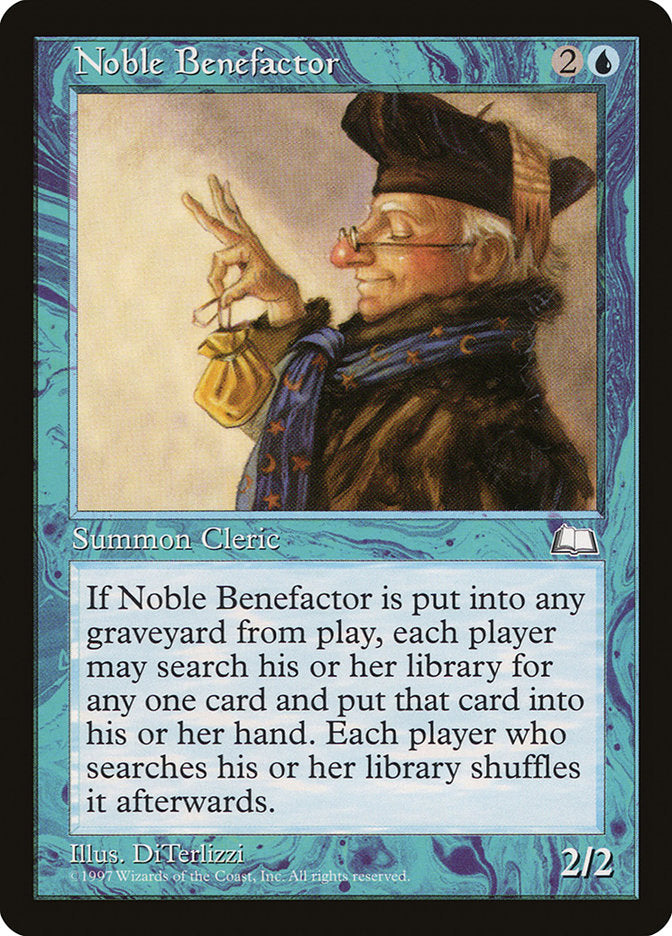Noble Benefactor [Weatherlight] | Play N Trade Winnipeg