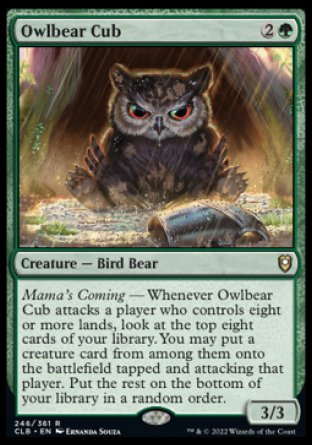 Owlbear Cub [Commander Legends: Battle for Baldur's Gate] | Play N Trade Winnipeg