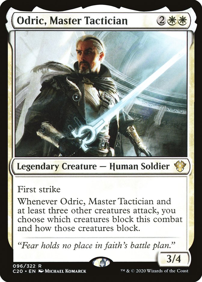 Odric, Master Tactician [Commander 2020] | Play N Trade Winnipeg