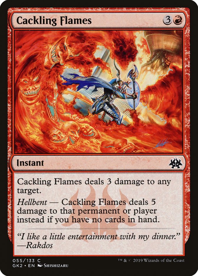 Cackling Flames [Ravnica Allegiance Guild Kit] | Play N Trade Winnipeg