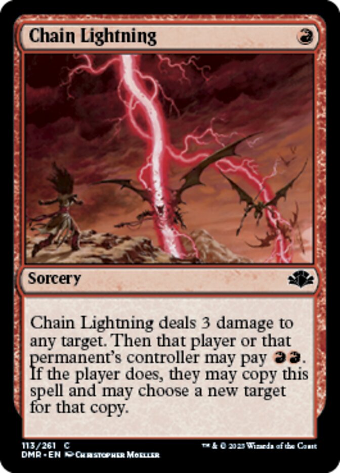 Chain Lightning [Dominaria Remastered] | Play N Trade Winnipeg