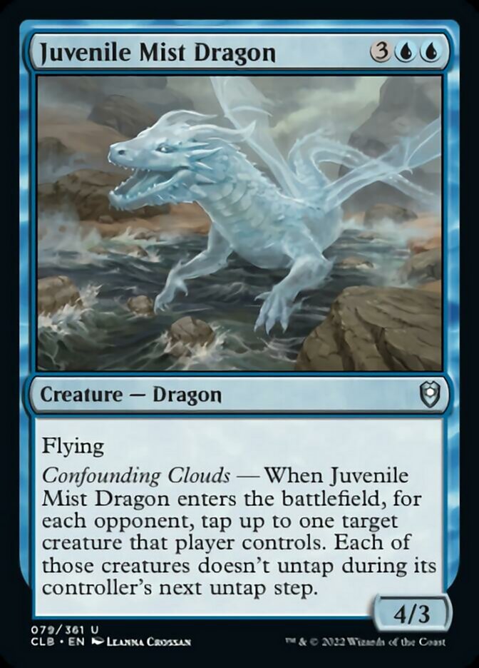Juvenile Mist Dragon [Commander Legends: Battle for Baldur's Gate] | Play N Trade Winnipeg