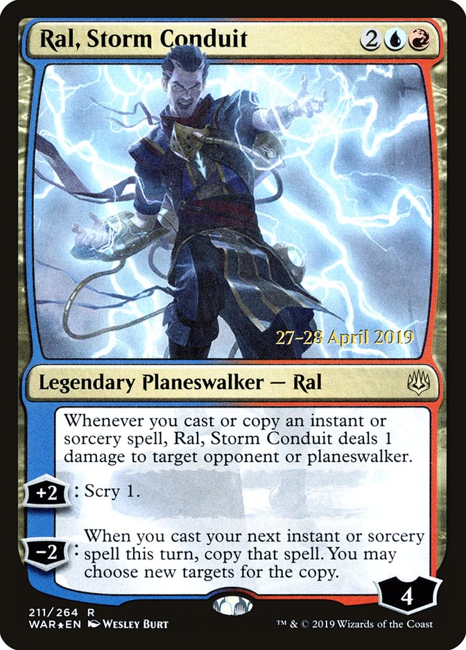 Ral, Storm Conduit  [War of the Spark Prerelease Promos] | Play N Trade Winnipeg