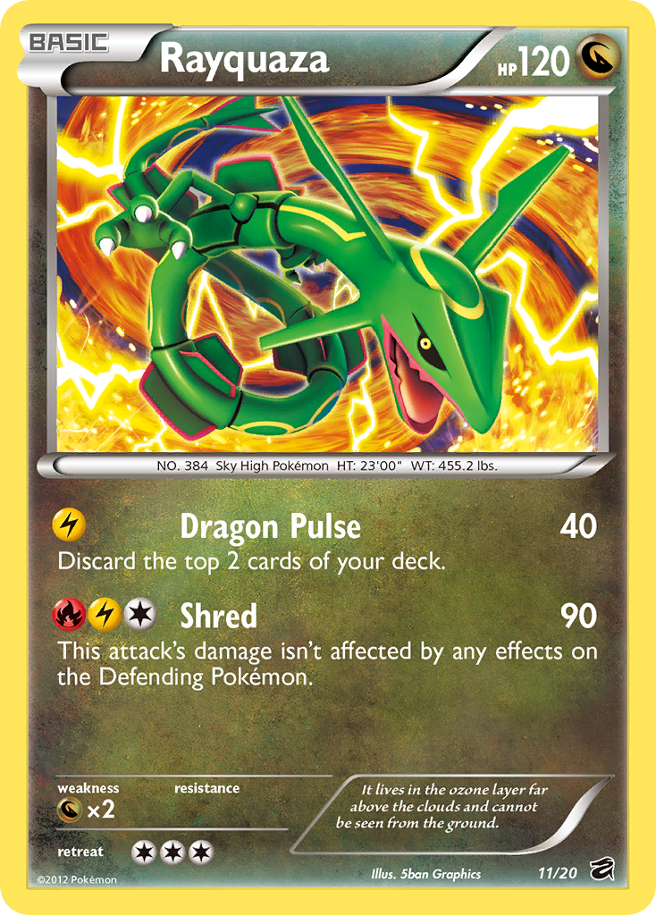 Rayquaza (11/20) [Black & White: Dragon Vault] | Play N Trade Winnipeg