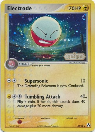 Electrode (32/92) (Stamped) [EX: Legend Maker] | Play N Trade Winnipeg