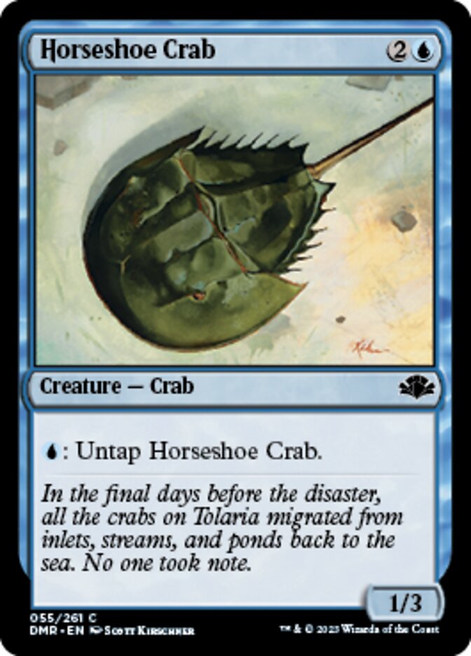 Horseshoe Crab [Dominaria Remastered] | Play N Trade Winnipeg