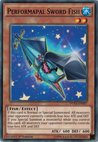 Performapal Sword Fish [DUEA-EN007] Common | Play N Trade Winnipeg