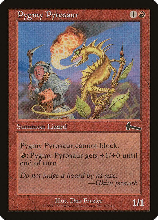 Pygmy Pyrosaur [Urza's Legacy] | Play N Trade Winnipeg