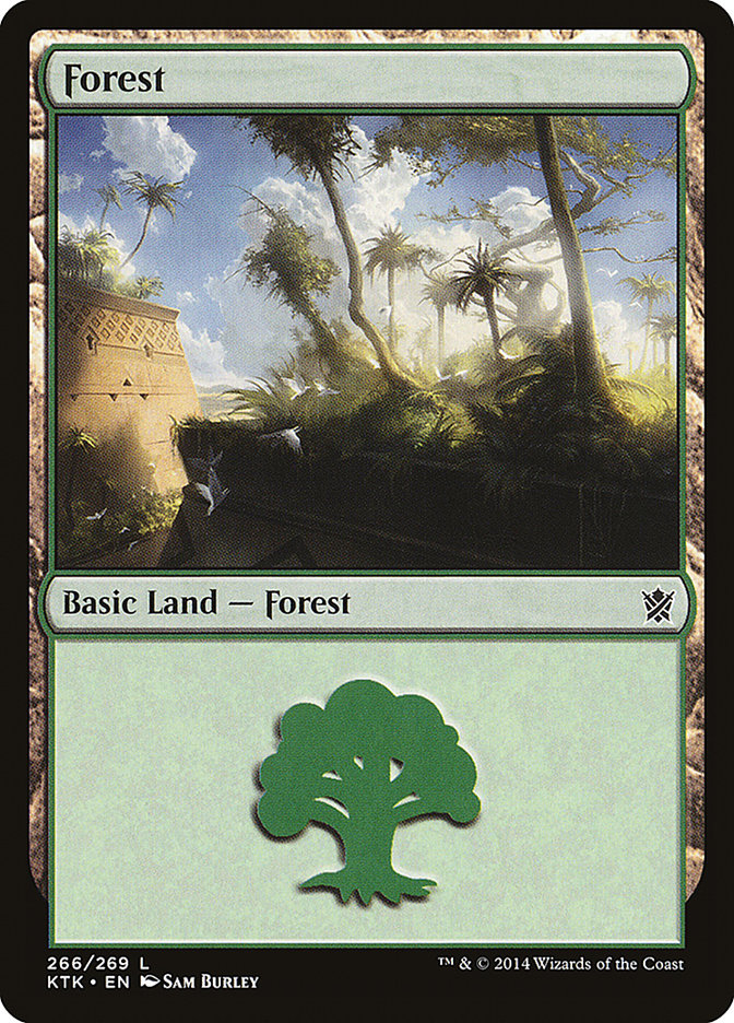 Forest (266) [Khans of Tarkir] | Play N Trade Winnipeg