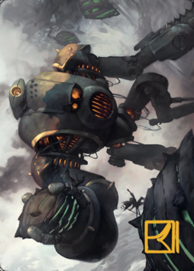 Rust Goliath Art Card (Gold-Stamped Signature) [The Brothers' War Art Series] | Play N Trade Winnipeg