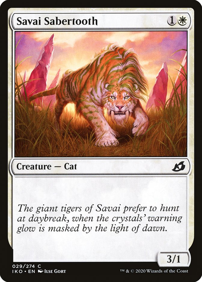 Savai Sabertooth [Ikoria: Lair of Behemoths] | Play N Trade Winnipeg