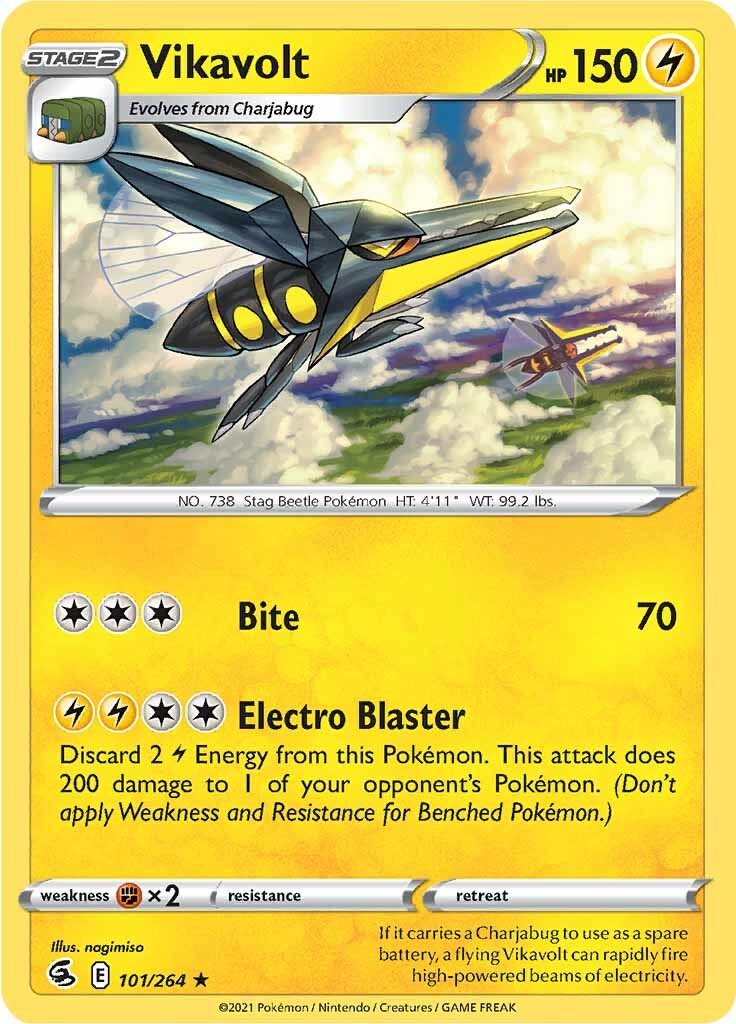 Vikavolt (101/264) [Sword & Shield: Fusion Strike] | Play N Trade Winnipeg