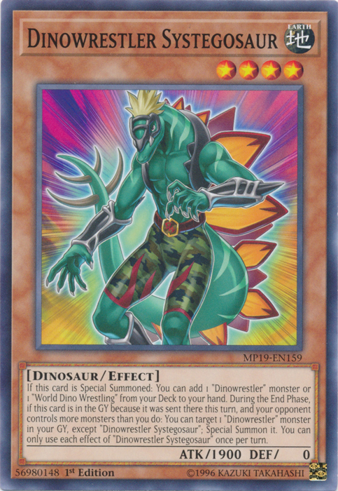 Dinowrestler Systegosaur [MP19-EN159] Common | Play N Trade Winnipeg