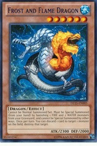 Frost and Flame Dragon (Blue) [DL15-EN005] Rare | Play N Trade Winnipeg