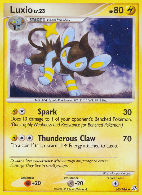 Luxio (62/146) [Diamond & Pearl: Legends Awakened] | Play N Trade Winnipeg