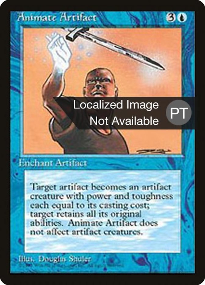 Animate Artifact [Fourth Edition (Foreign Black Border)] | Play N Trade Winnipeg