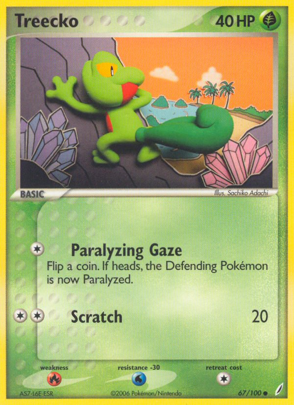 Treecko (67/100) [EX: Crystal Guardians] | Play N Trade Winnipeg