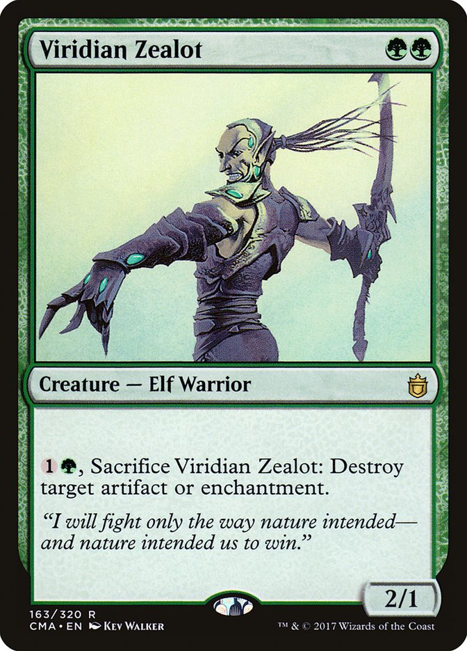 Viridian Zealot [Commander Anthology] | Play N Trade Winnipeg